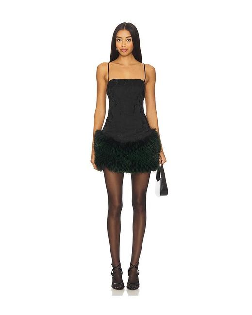 Kim Shui Mona Silk Mini Dress in Black | Lyst