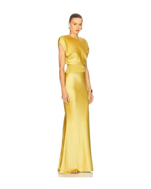 Zhivago Yellow Bond Gown