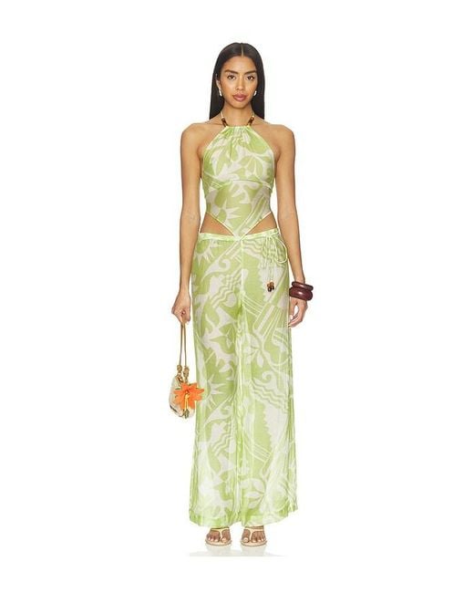 L'academie Green 'Academie Nyra Pant