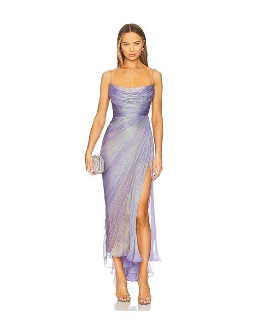 Maria Lucia Hohan Blue X Revolve Regina Midi Dress