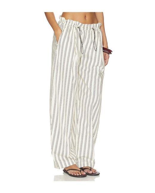 WeWoreWhat White Adjustable Waist Pant