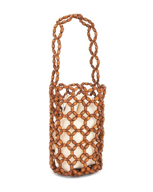 Mini-Sac Isla Beaded En Hat Attack en coloris Orange