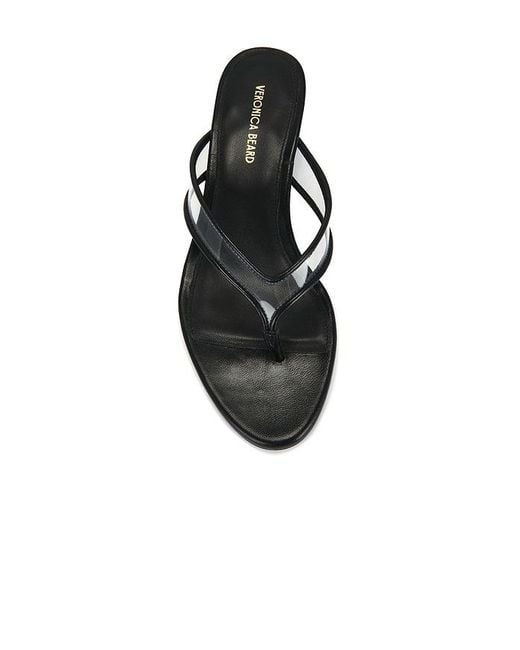 Veronica Beard Black Clea Wedge Sandal