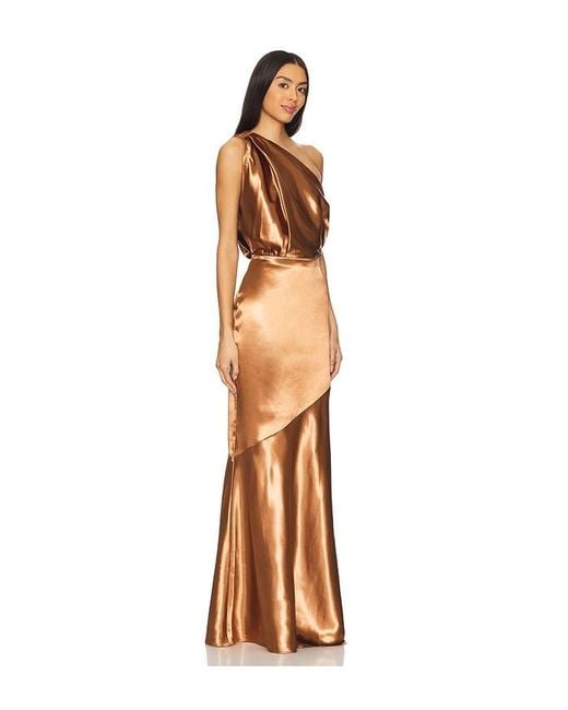 Lovers + Friends Natural Sheridan Gown