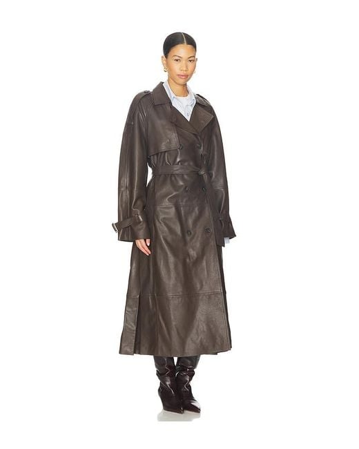 AllSaints Black Reed Mac Coat