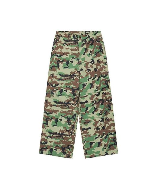 Babylon Green Ripstop Camo Pants for men