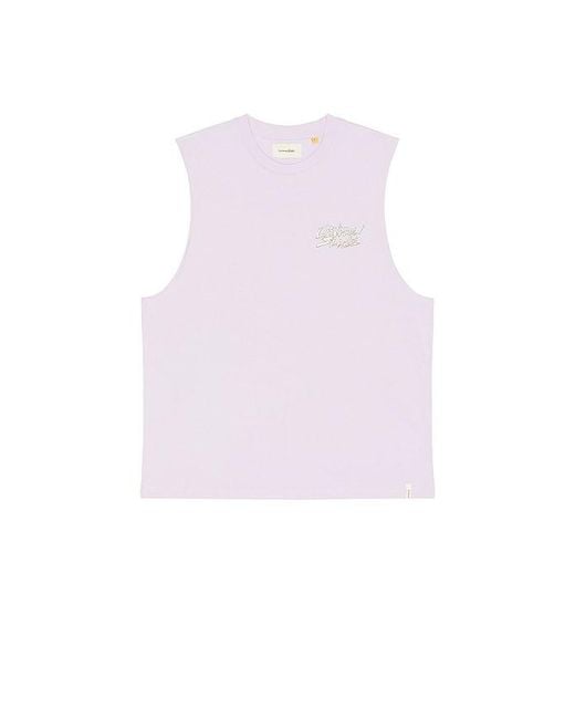 Critical Slide White Electric Muscle Tank for men