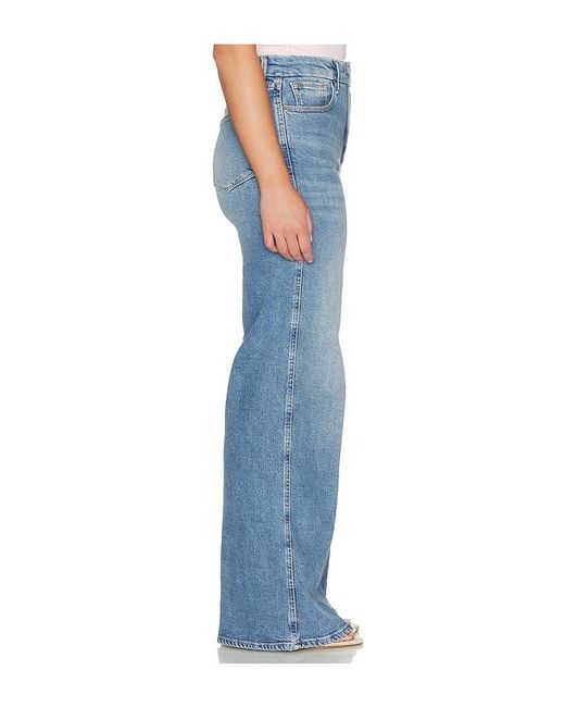 GOOD AMERICAN Blue Good Skate Wide Jeans