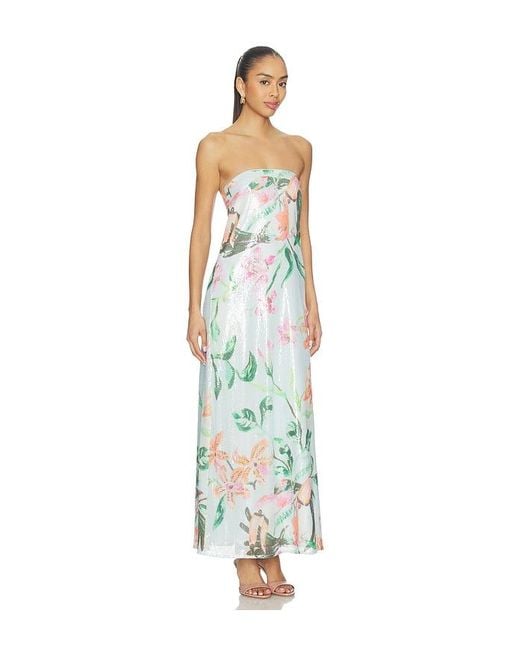 ROAME. White Bianca Sequin Gown