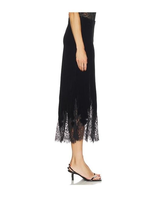 Cami NYC Black Georgiana Velvet Skirt