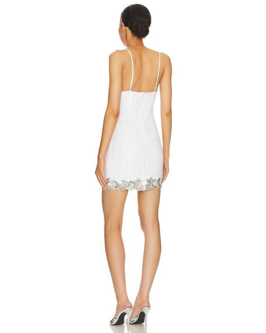 open lace back dress Orange Feather Embellished Sequin Mini Dress  Selene Dress