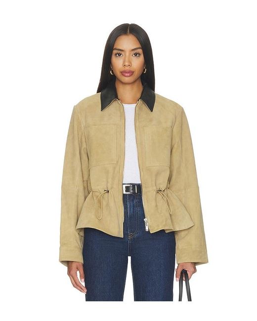 ALIGNE Blue Mavis Suede Jacket