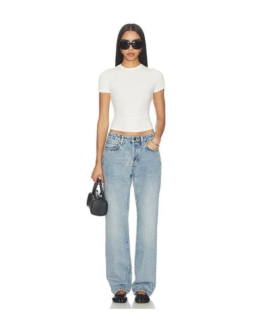 GUIZIO Blue Sol Relaxed Wide Leg Pant