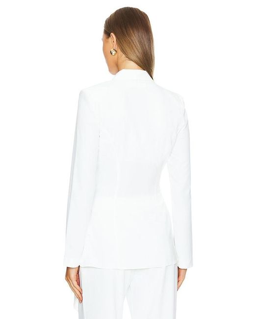 Amanda Uprichard White Vera Blazer