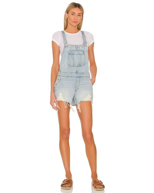 Blank NYC Cotton Overalls in Blue | Lyst