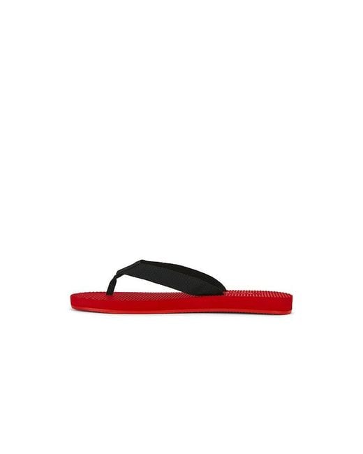Raye Red Cane Flip Flop