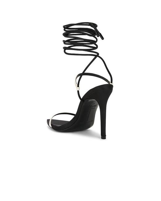 Black Suede Studio Black Lauren 100 Sandal
