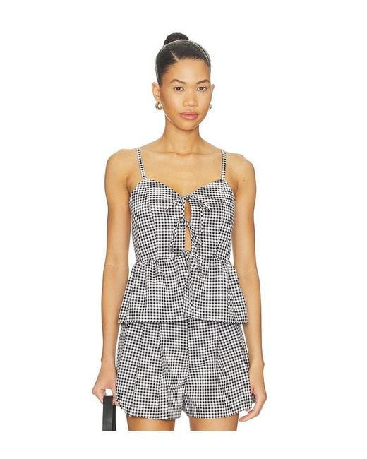 Blank NYC Multicolor Plaid Tank Top