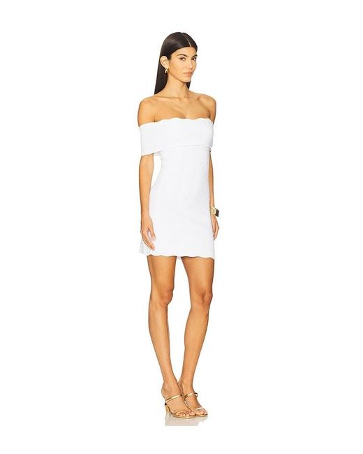 retroféte White Laighton Knit Dress