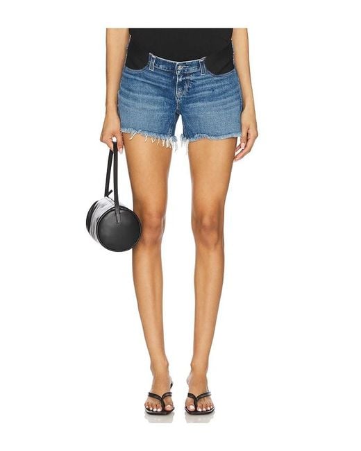 PAIGE Blue Dylan Maternity Short