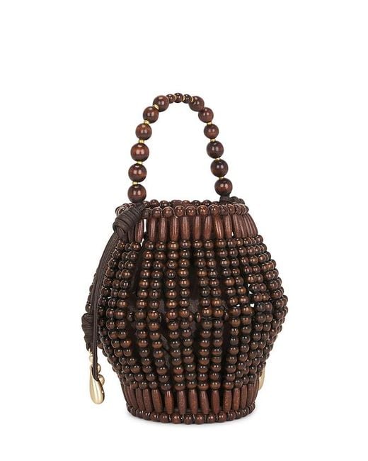 Cult Gaia Black Lanterna Top Handle Bag