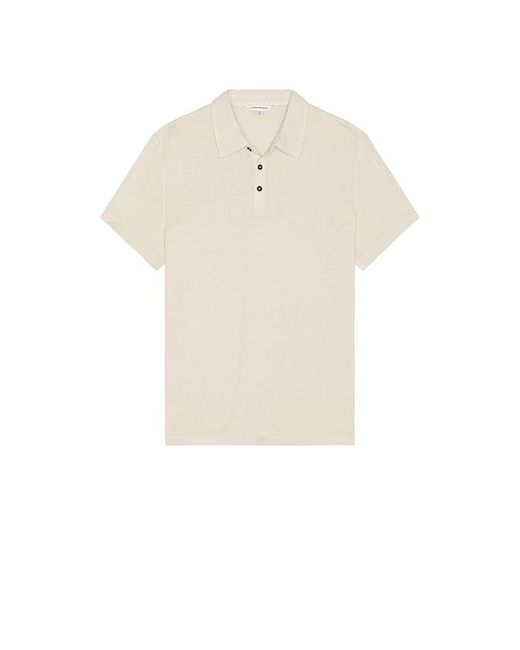 メンズ Club Monaco Lightweight Washed ポロシャツ White