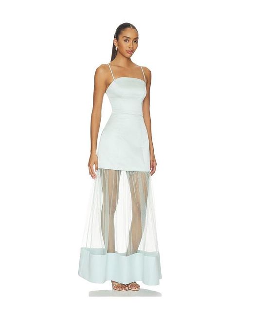 Elliatt White Marcella Strapless Gown