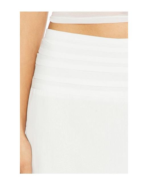 Lioness White Untamed Mini Skirt