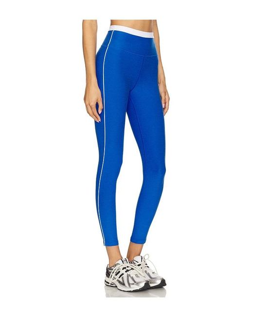 Beyond Yoga Blue Leggings, High-Waist Spacedye Trophy