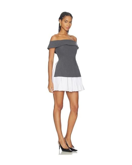 Maude Club Blue X Revolve Grace Twill Dress