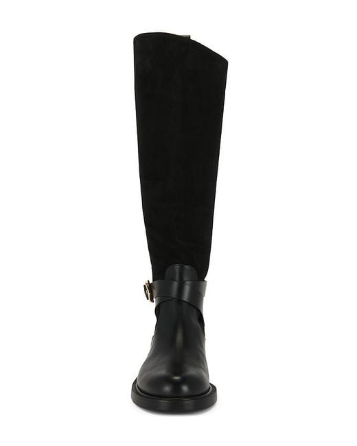 Stuart Weitzman Black Benni Riding Boot