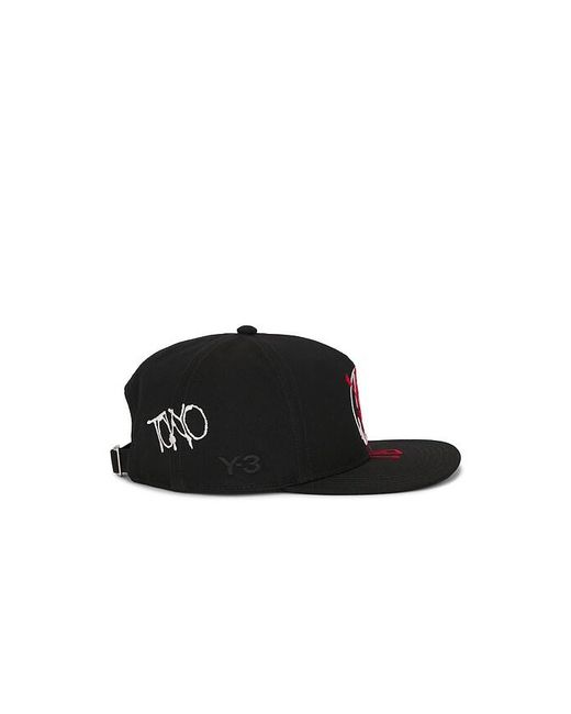 Y-3 Black Chito Graphic Cap for men