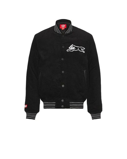 ICECREAM Black Hounds Varsity Jacket for men