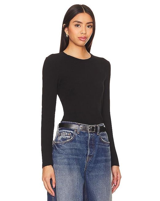 James Perse Black Long Sleeve Tee