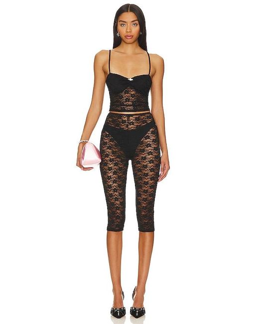 MAJORELLE Black Cristina Tank Top