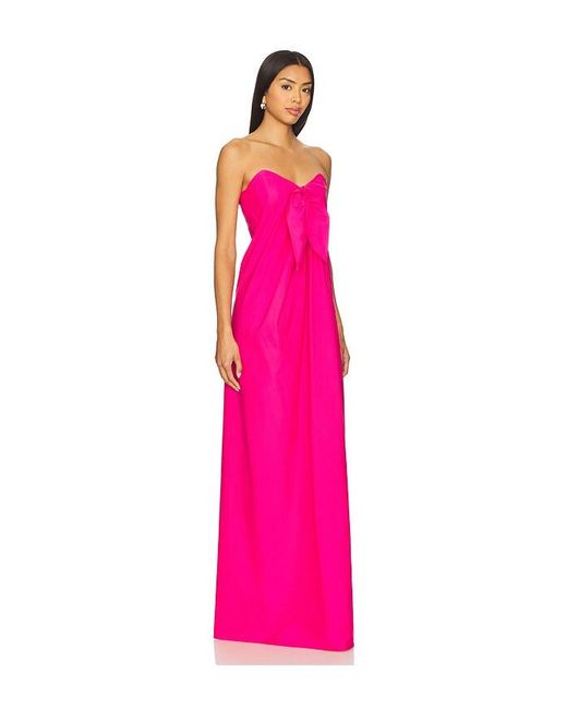 Maxivestido Kaia En Color Rosado Talla En Caroline Constas de color Pink