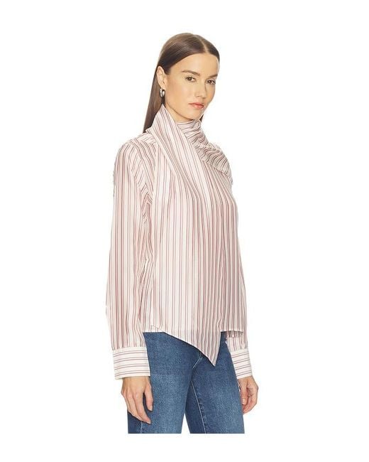 SRG Blue Celeste Silk Top