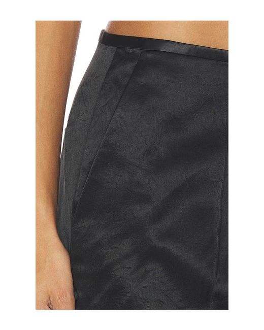 Helmut Lang Black Minimal Satin Pant