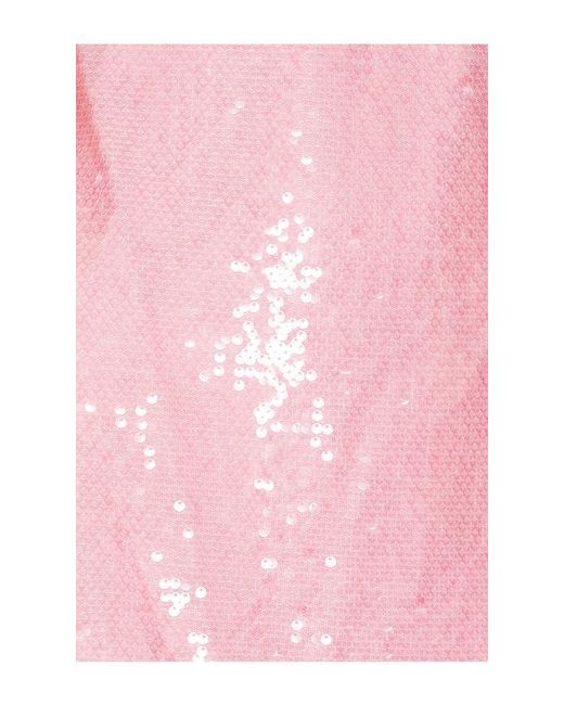 Jonathan Simkhai Pink Stacie Sequin Mini Dress