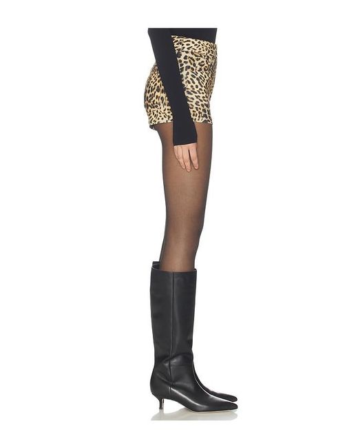 Norma Kamali Black High Waist Short