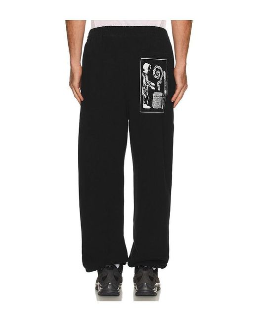 Brain Dead Black Psychic Studies Sweatpant for men