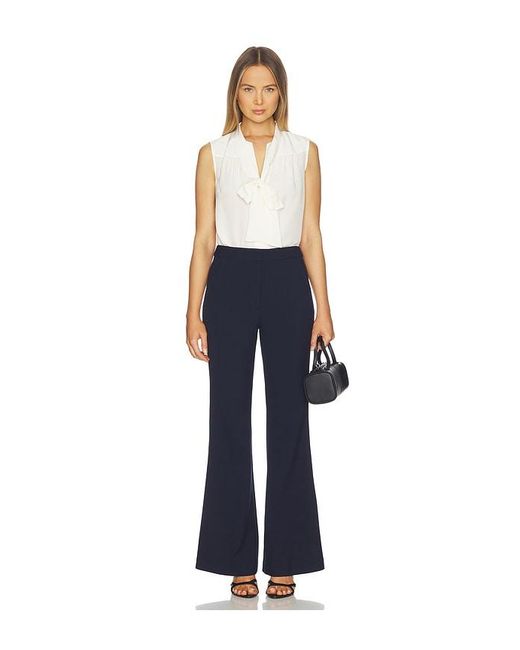 Veronica Beard Blue Magnolia Blouse