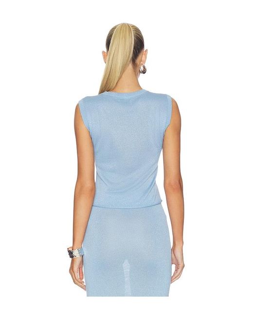 La Porte Blue Willa Knit Tank Top
