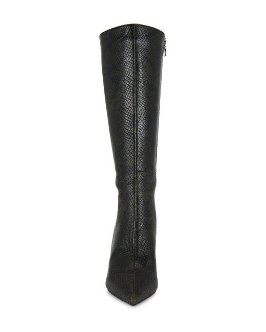 Black Suede Studio Black Boot Draya 80