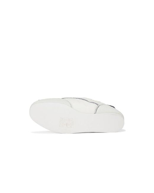 Jonathan Simkhai White Georgie Elasticized Nylon Sneaker