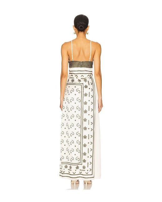 SNDY'S White Silas Maxi Dress