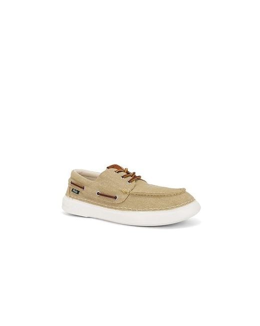 Polo Ralph Lauren Multicolor Rlite Mariner Canvas Boat Shoe for men