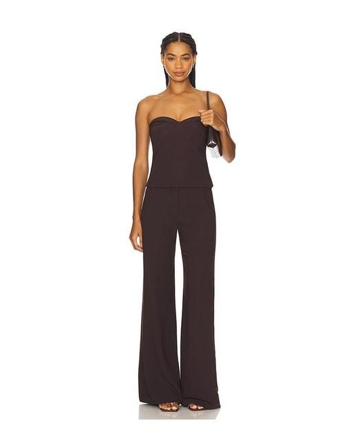 Amanda Uprichard Brown X Revolve Saddler Pants