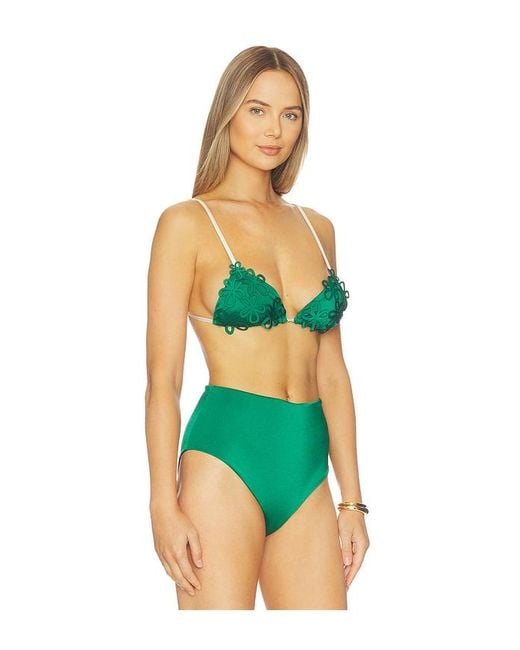 Ancora Green Vea Bikini Top
