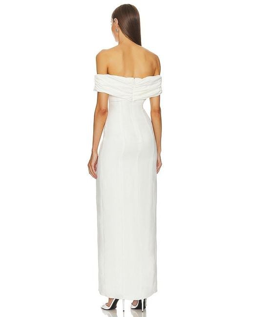 Lovers + Friends White Dia Gown
